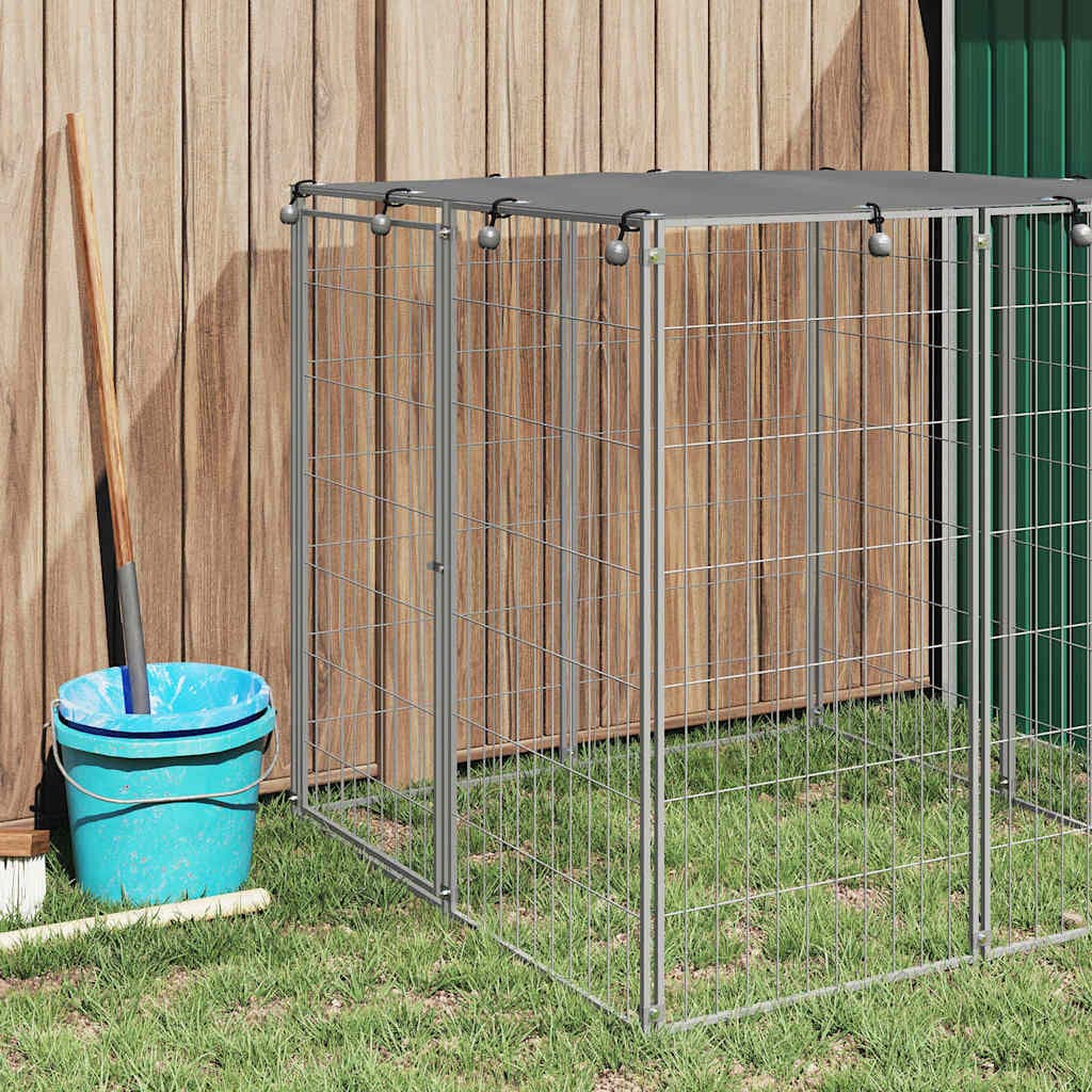 Cuccia per Cani Argento 110x110x110 cm in Acciaio — foto 3 di 8