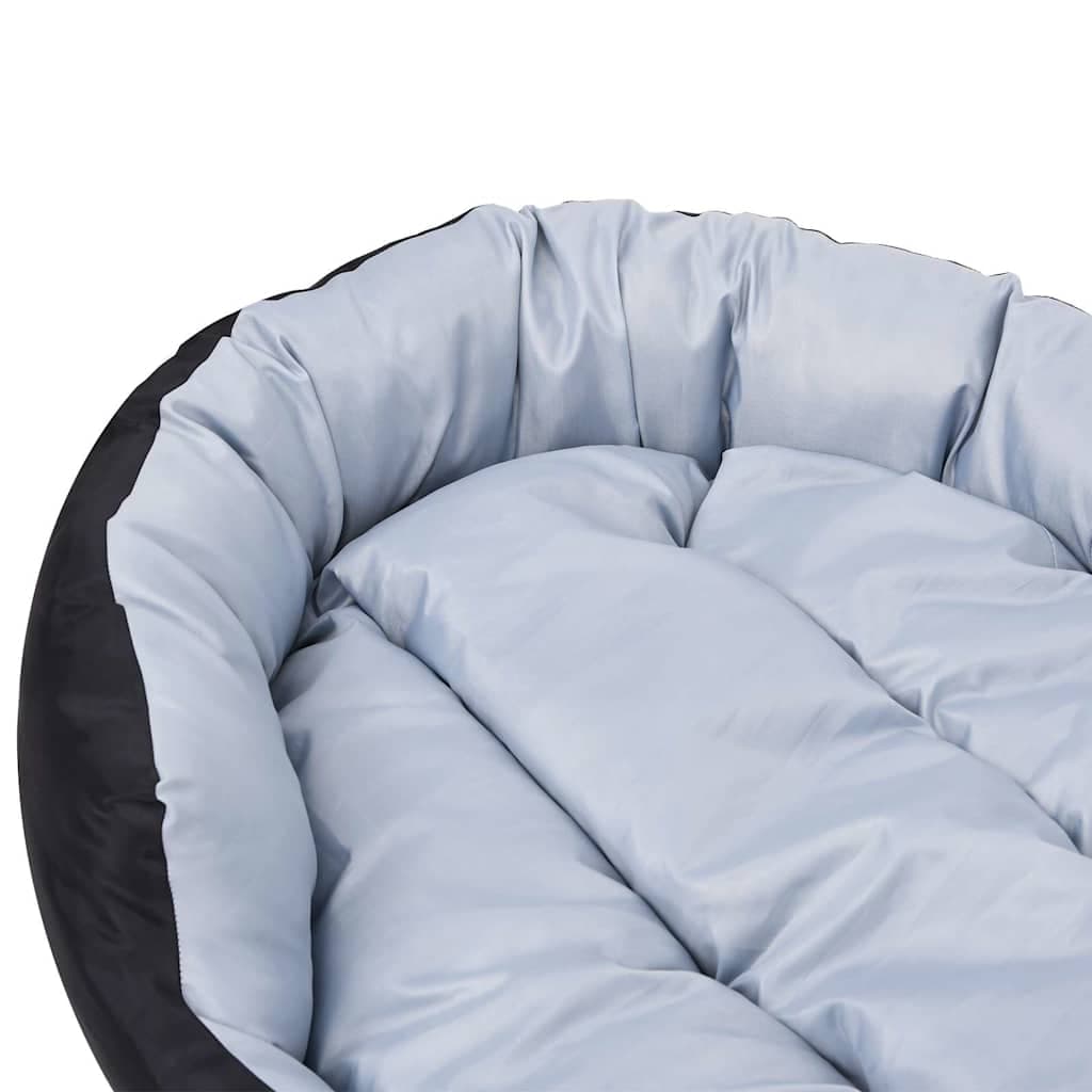 Cuscino per Cani Reversibile Lavabile Grigio e Nero 110x80x23cm — foto 9 di 10