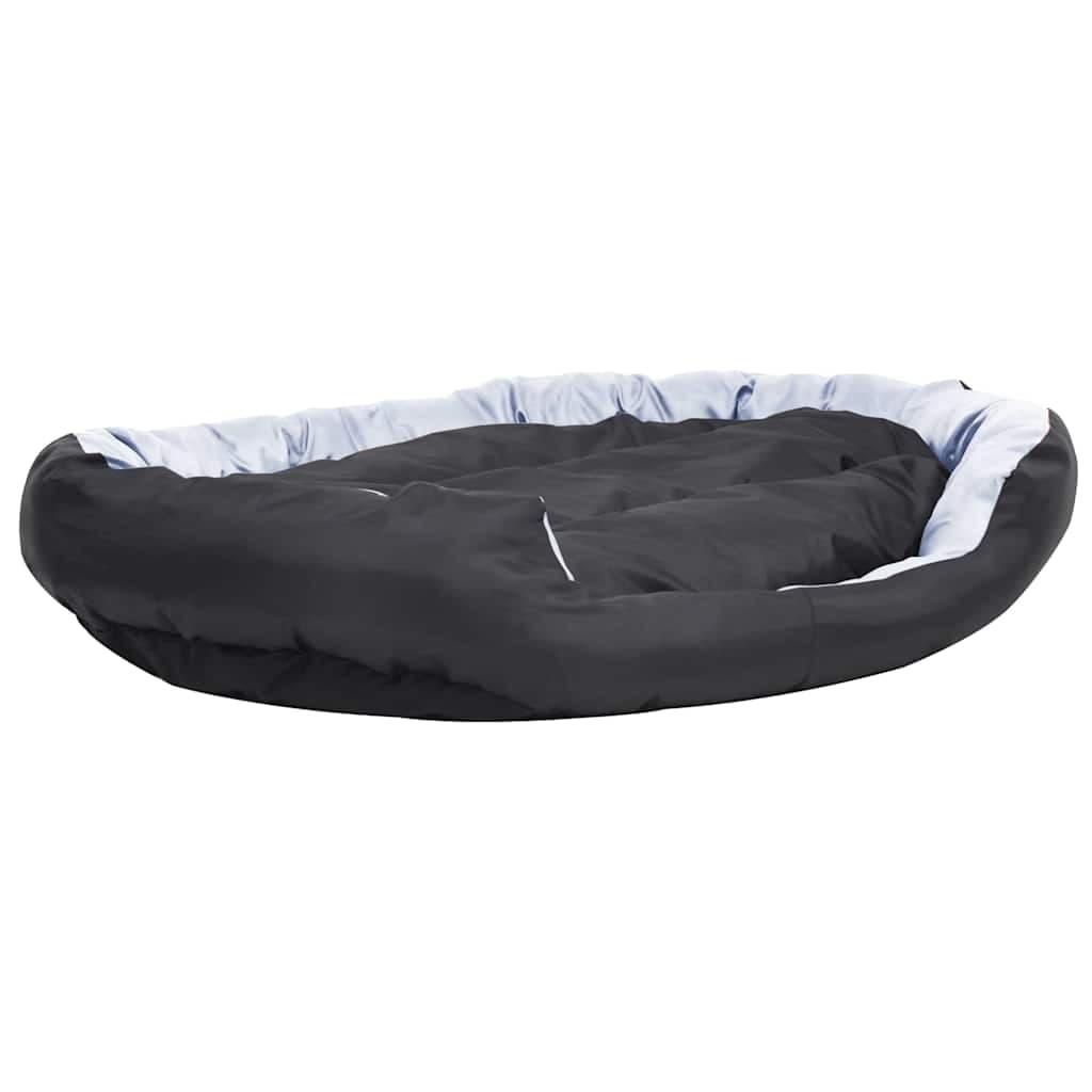 Cuscino per Cani Reversibile Lavabile Grigio Nero 150x120x25 cm — miniatura 7 di 10
