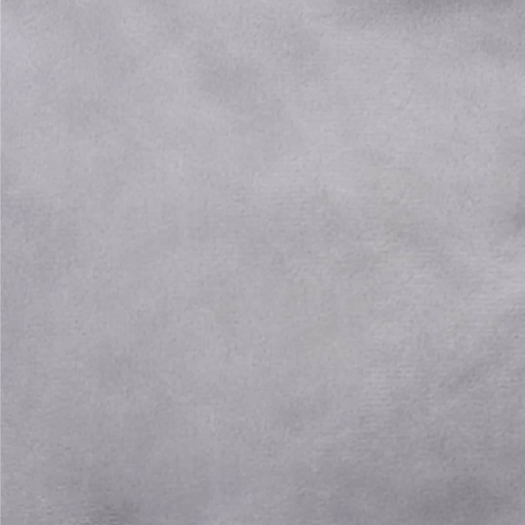 Lettino per Cani Nero e Grigio 79x70x19 cm Peluche e Similpelle — miniatura 6 di 7