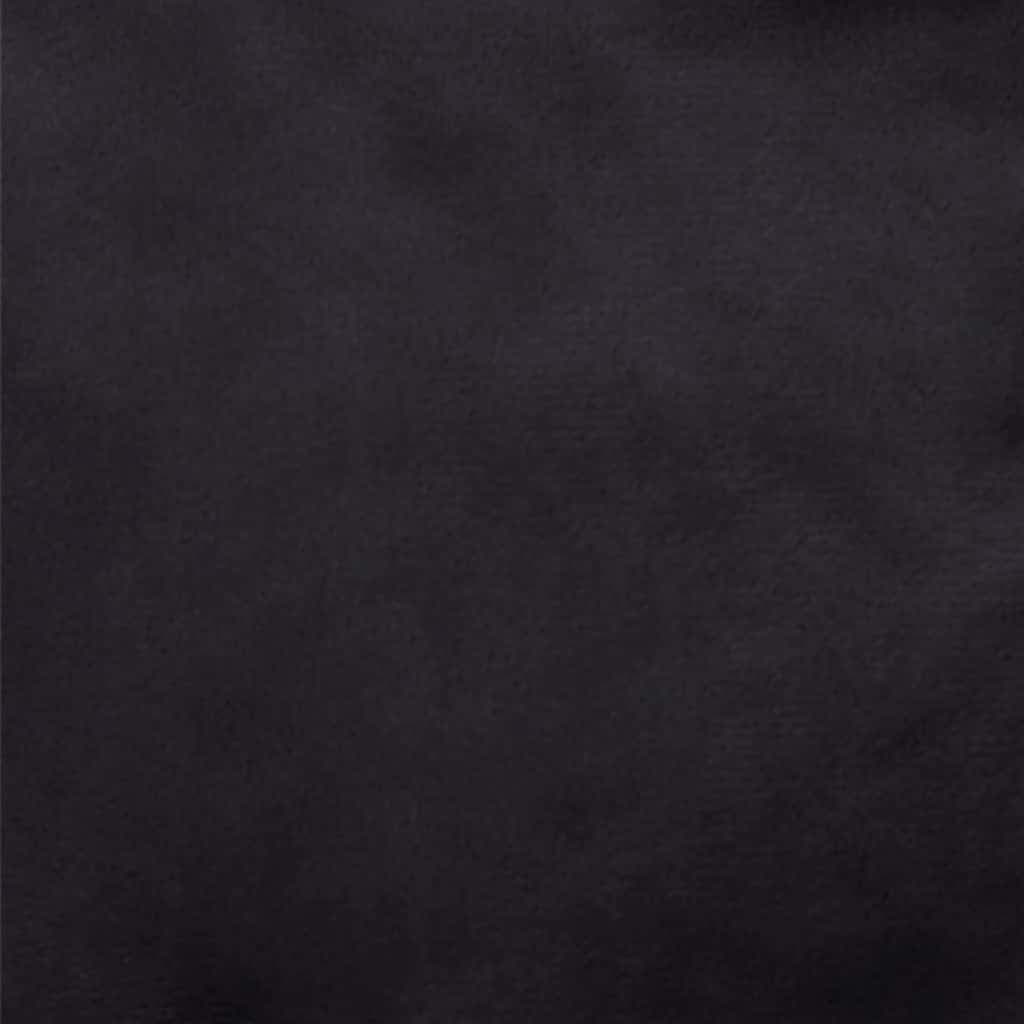Lettino per Cani Nero 90x79x20 cm in Peluche e Similpelle — miniatura 6 di 7