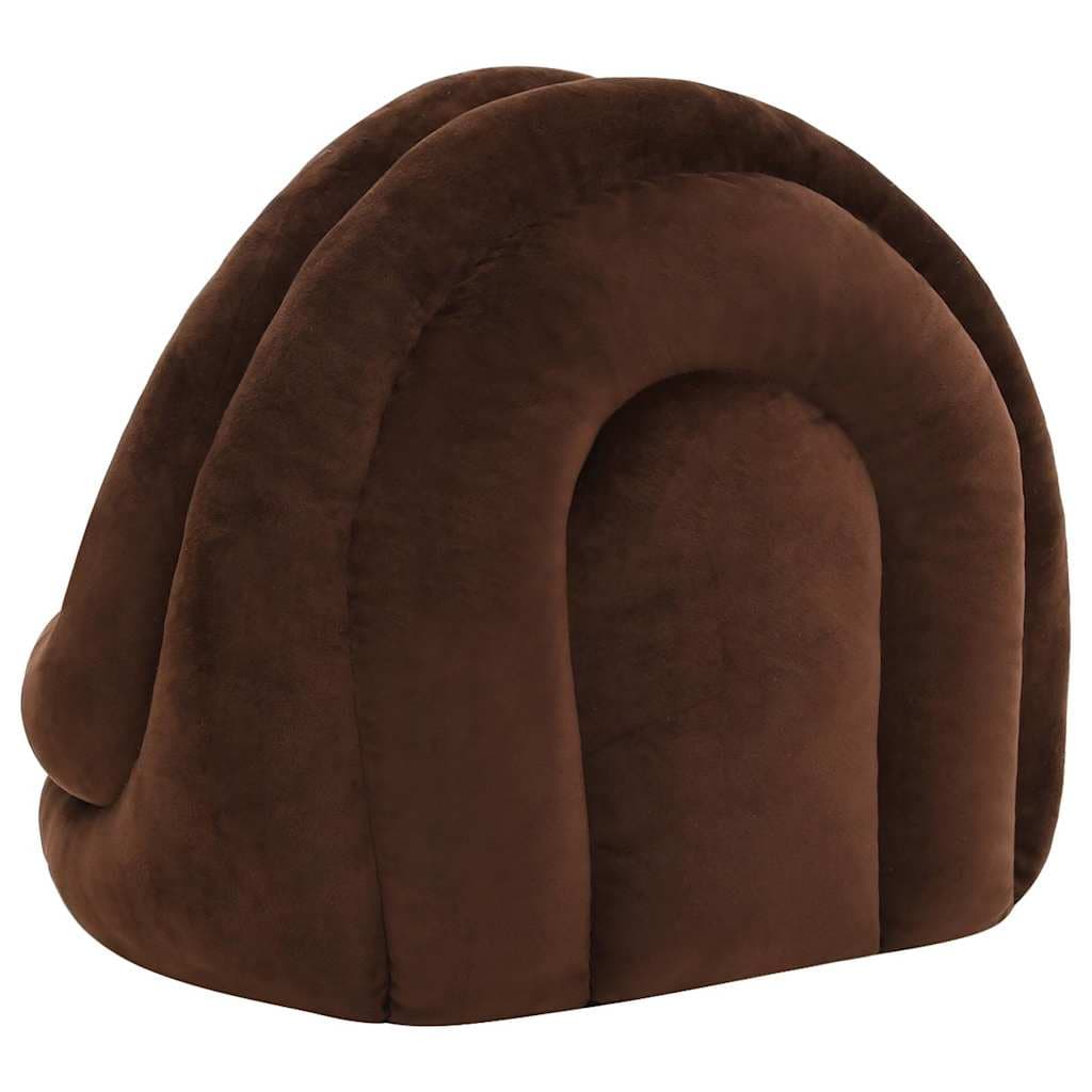 Letto per Gatti 50x50x45 cm Marrone e Crema — miniatura 4 di 6