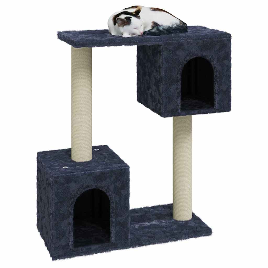 Albero per Gatti con Tiragraffi in Sisal Grigio Scuro 60 cm — miniatura 3 di 6