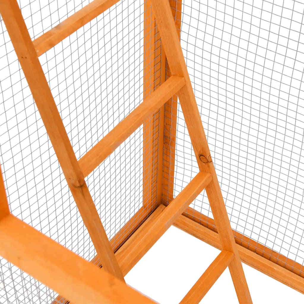 Gabbia per Uccelli 68x62x166 cm in Legno di Abete — miniatura 5 di 7