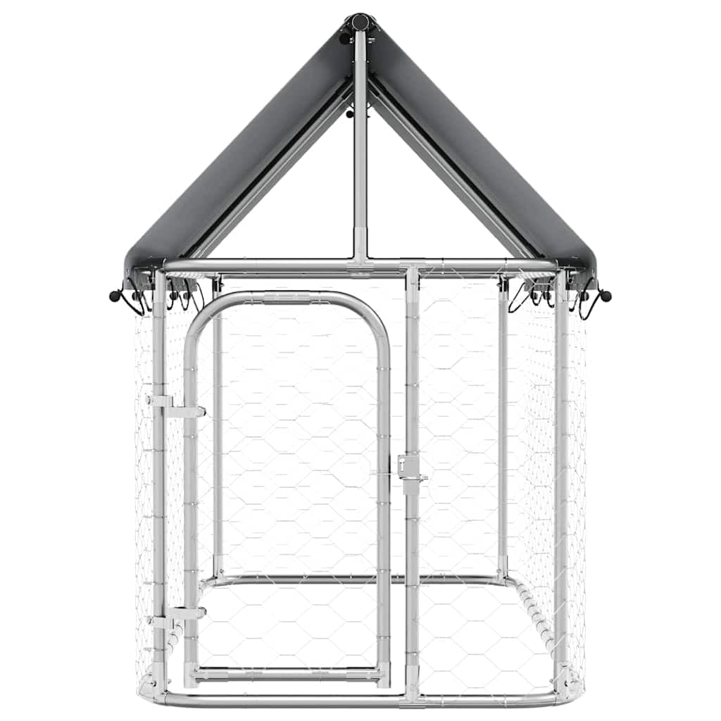 Gabbia per Cani da Esterno con Tetto 200x100x150 cm — miniatura 5 di 10