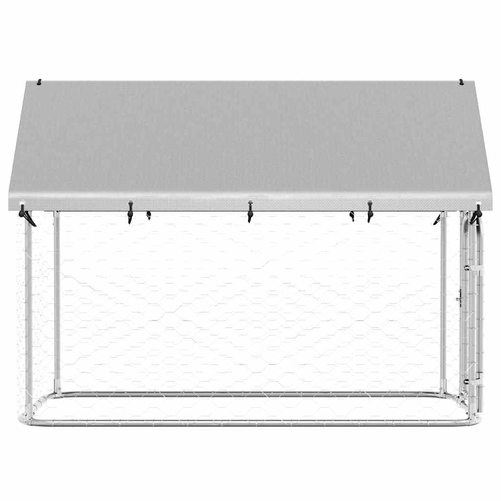Gabbia per Cani da Esterno con Tetto 200x100x150 cm — miniatura 6 di 10