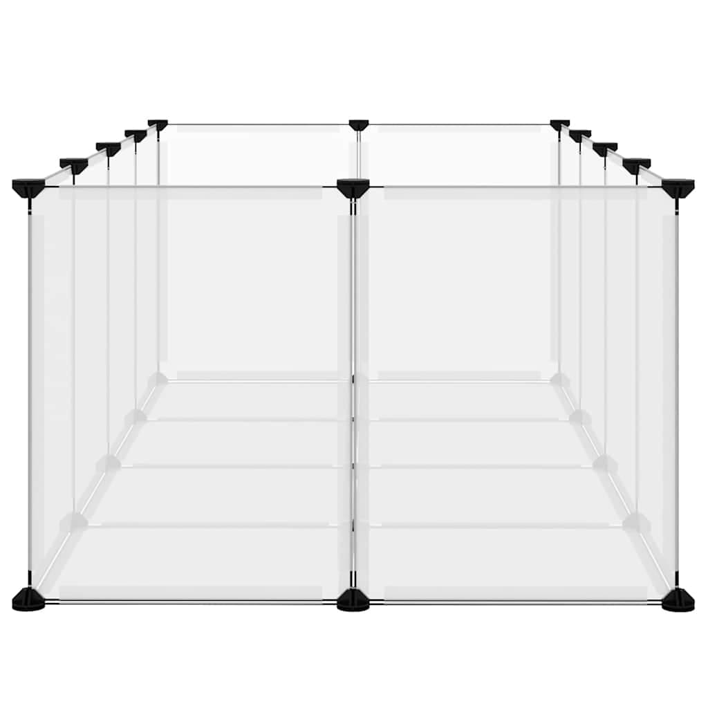 Gabbia per Piccoli Animali Trasparente 144x74x46,5cm PP Acciaio — miniatura 4 di 9