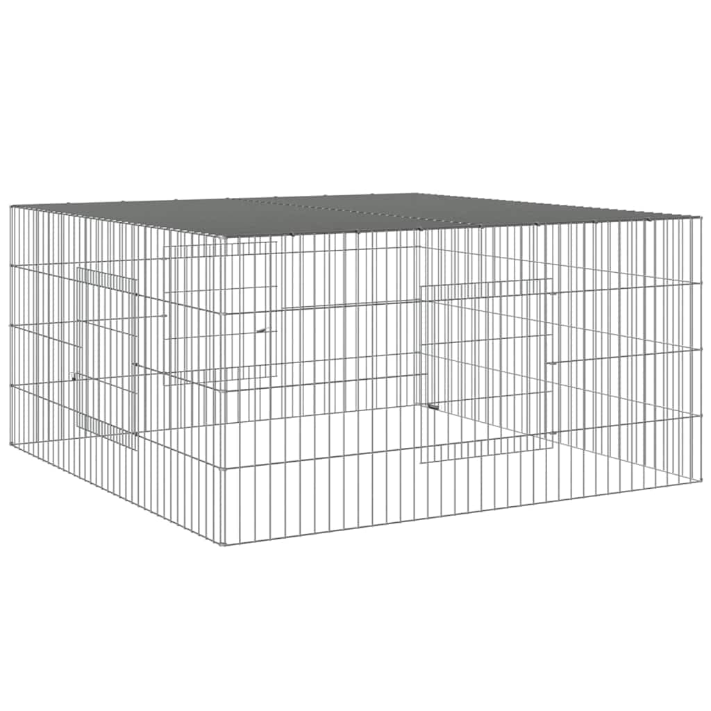 Conigliera 110x110x55 cm Ferro Zincato — miniatura 2 di 6