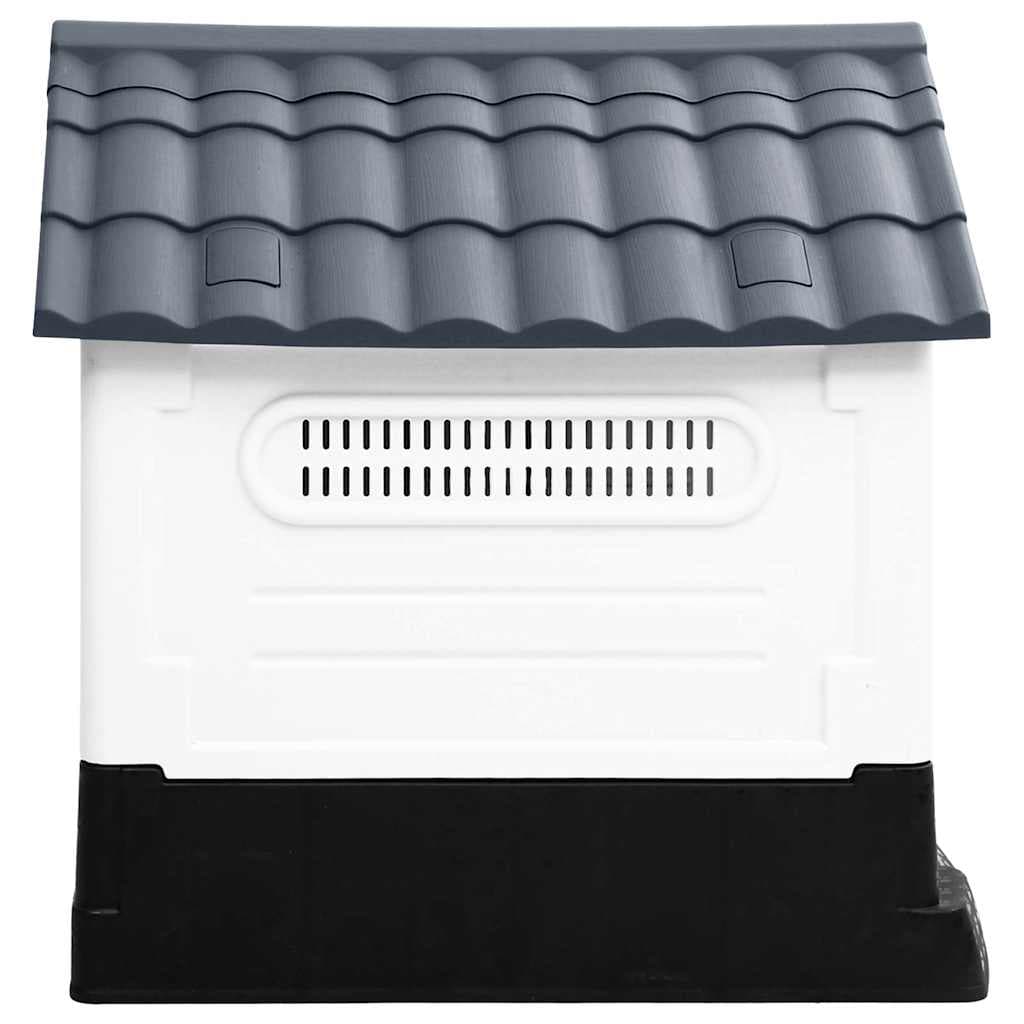Cuccia per cani grigia 57x68x66 cm in polipropilene — miniatura 2 di 6