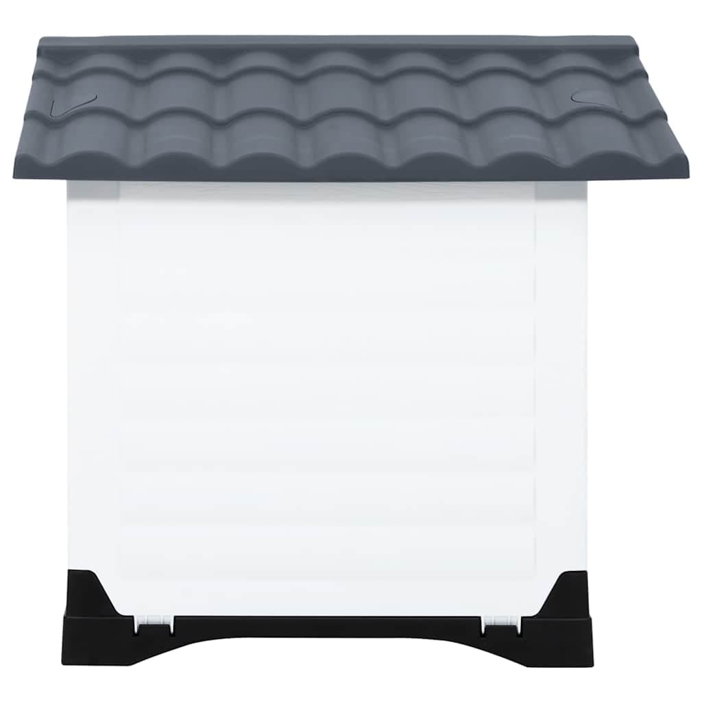 Cuccia per cani grigia 90,5x68x66 cm in polipropilene — miniatura 2 di 6