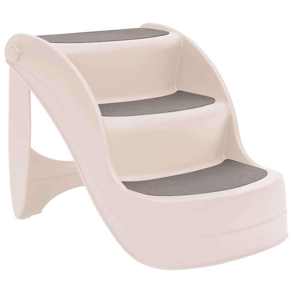 Scala per Cani Pieghevole con 3 Gradini 50x38x38 cm in Plastica — miniatura 2 di 8