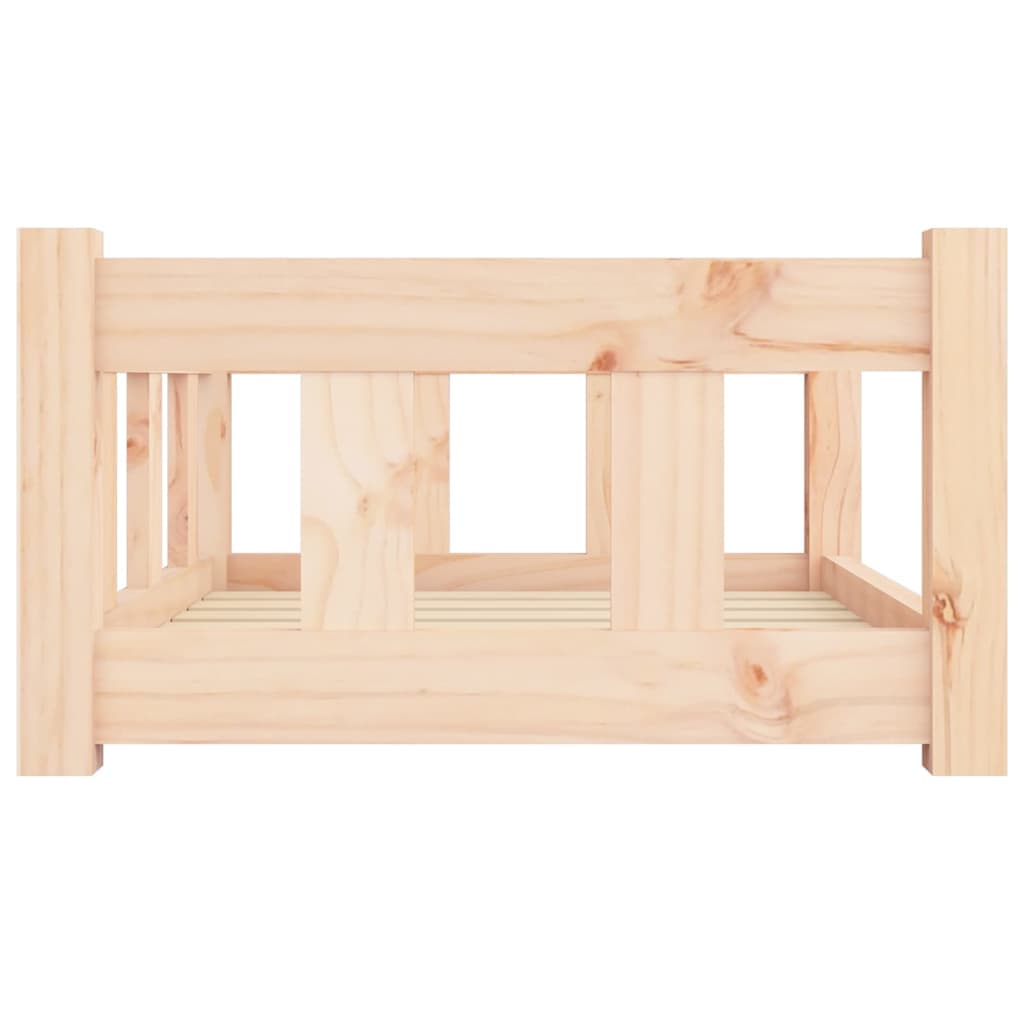 Cuccia per Cani 65,5x50,5x28 cm in Legno Massello di Pino — miniatura 4 di 8