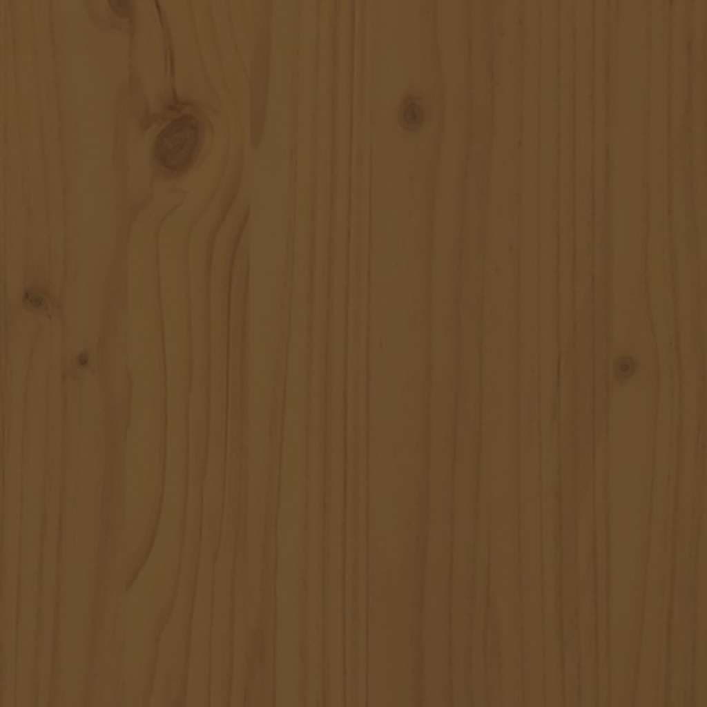 Cuccia per Cani Ambrata 91,5x64x9 cm in Legno Massello di Pino — foto 7 di 8