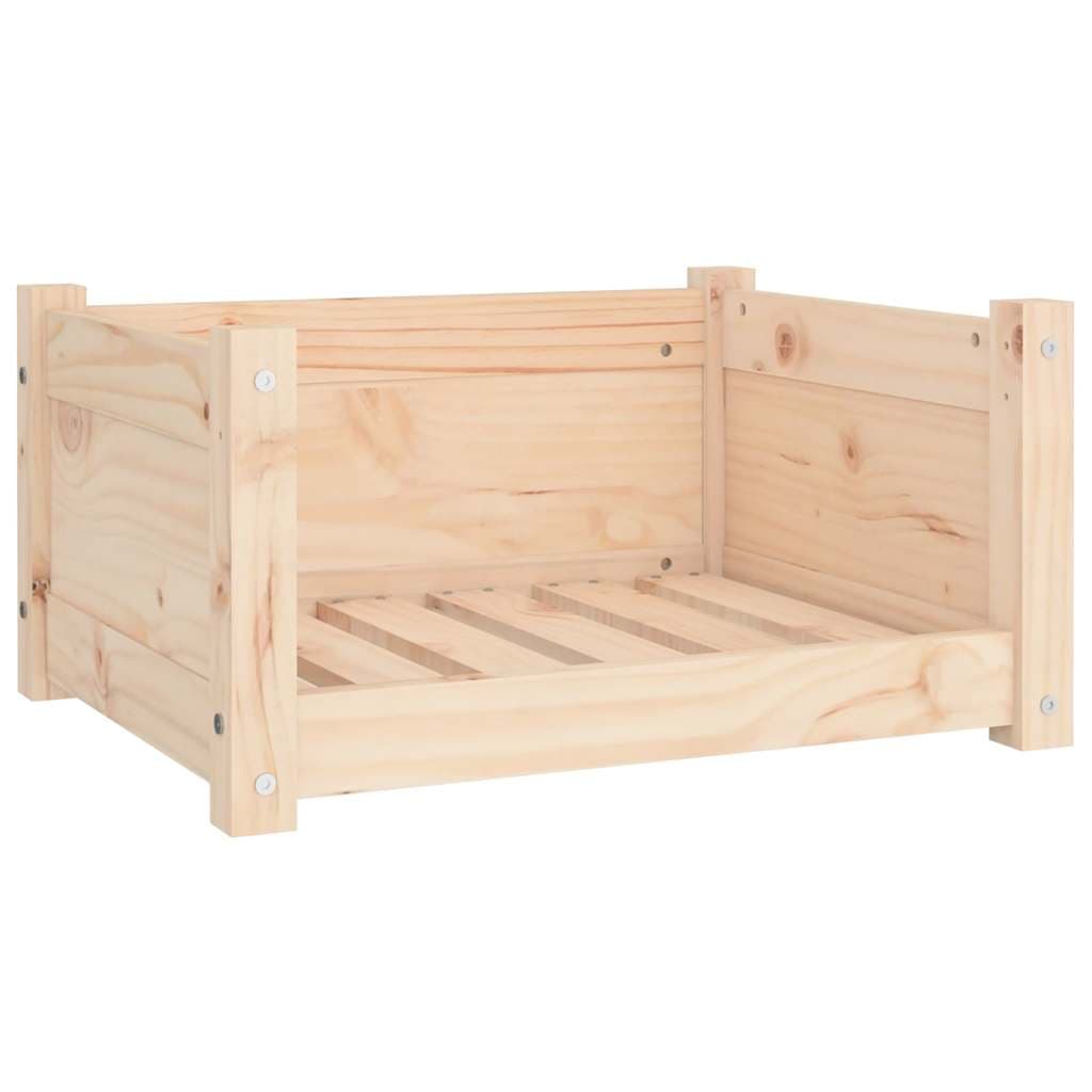 Letto per cani 55,5x45,5x28 cm in legno massello di pino — miniatura 2 di 7