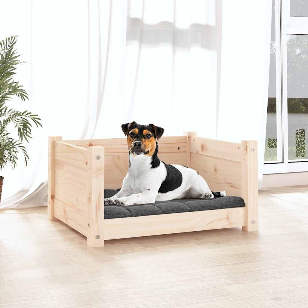 Letto per cani 55,5x45,5x28 cm in legno massello di pino — miniatura 3 di 7