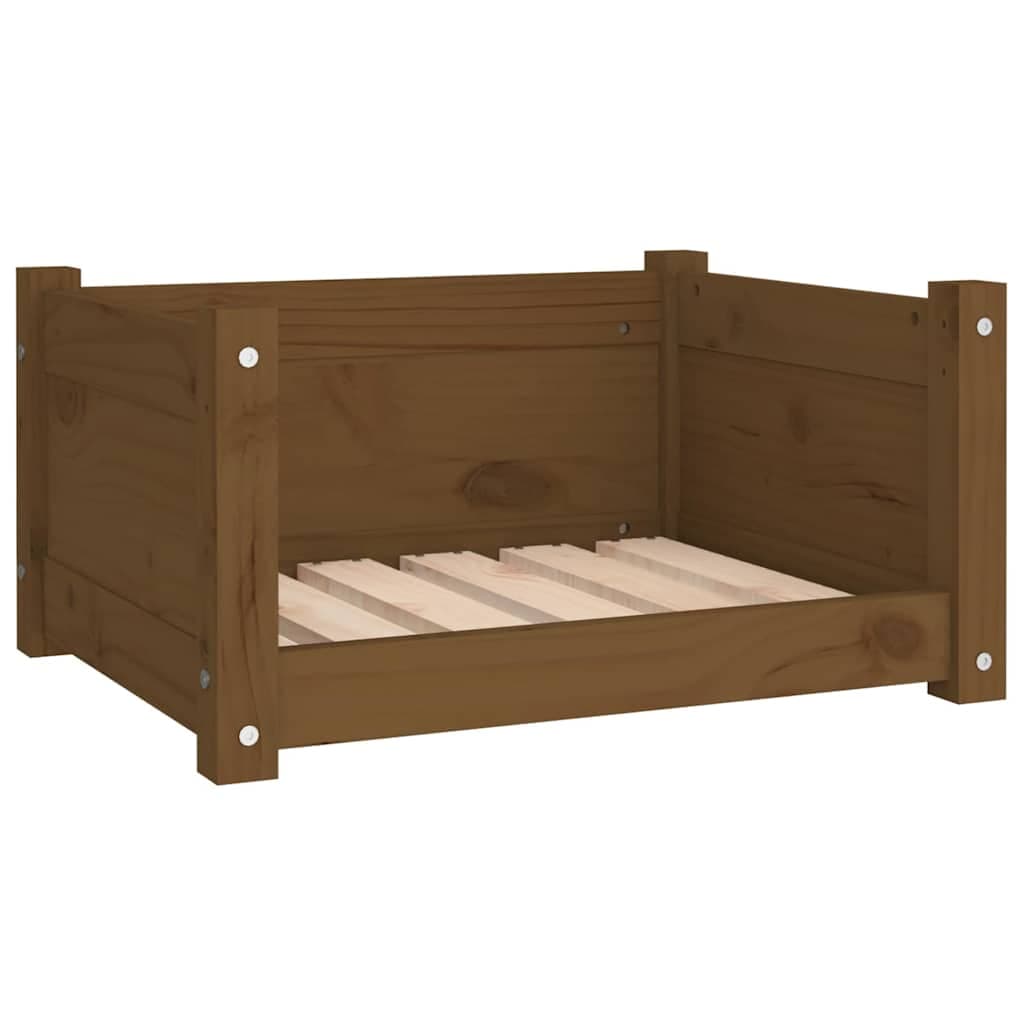 Cuccia per Cani Ambra 55,5x45,5x28 cm Legno Massello di Pino — miniatura 2 di 7