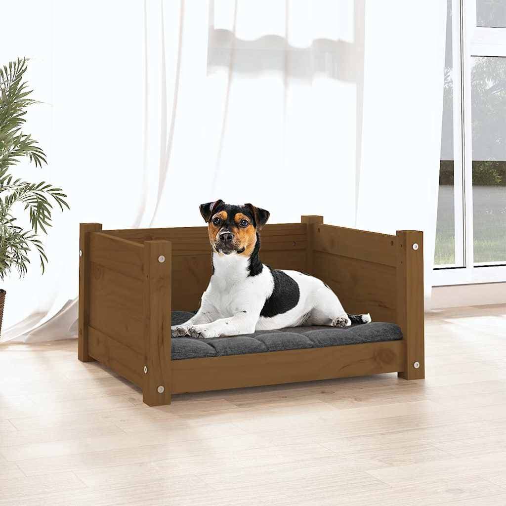 Cuccia per Cani Ambra 55,5x45,5x28 cm Legno Massello di Pino — miniatura 3 di 7