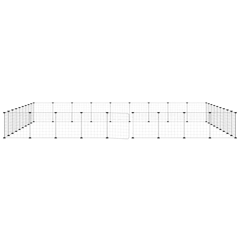 Gabbia per Animali 36 Pannelli con Porta Nera 315x315x35 cm — miniatura 3 di 8