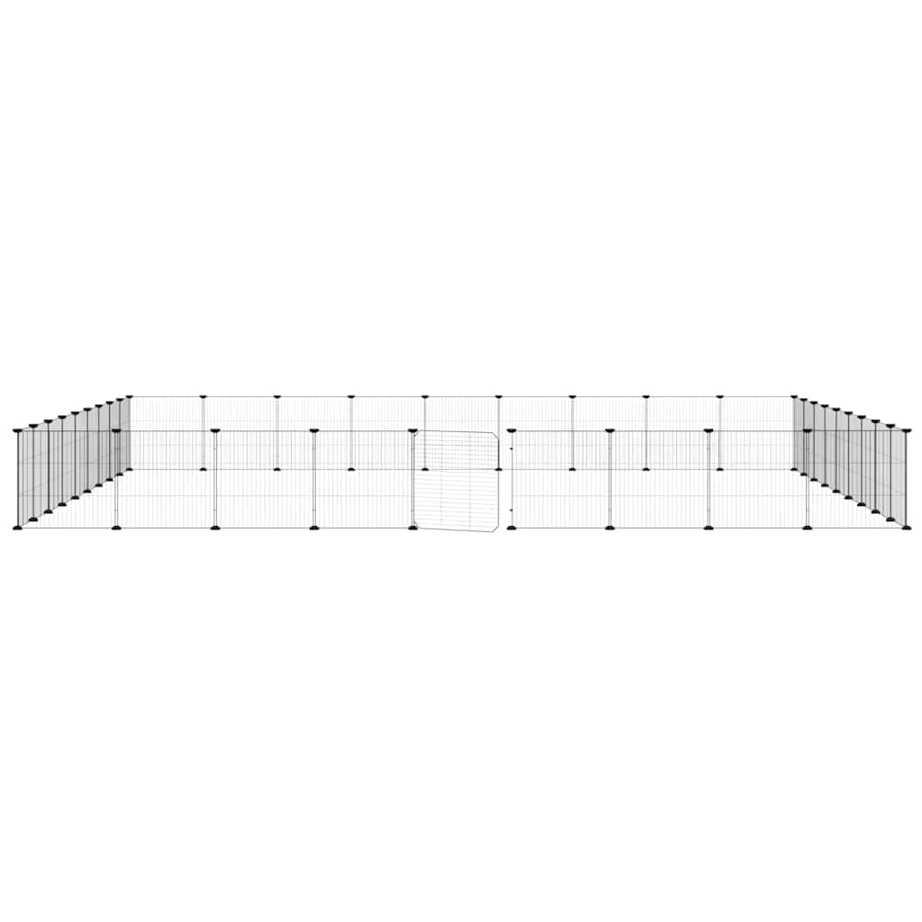 Gabbia per Animali 36 Pannelli con Porta Nera 315x315x35 cm — miniatura 3 di 8