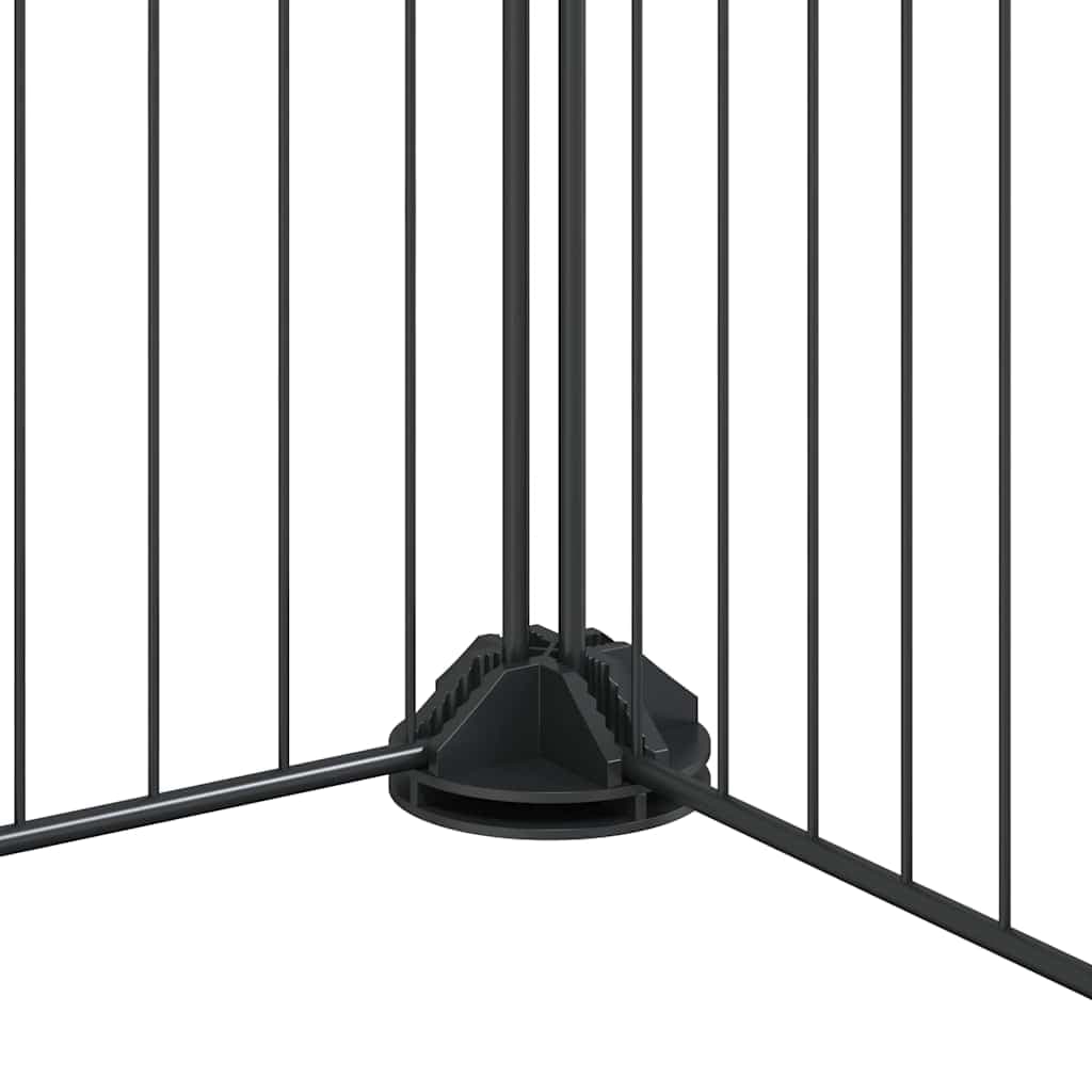 Gabbia per Animali 36 Pannelli con Porta Nera 315x315x35 cm — miniatura 6 di 8
