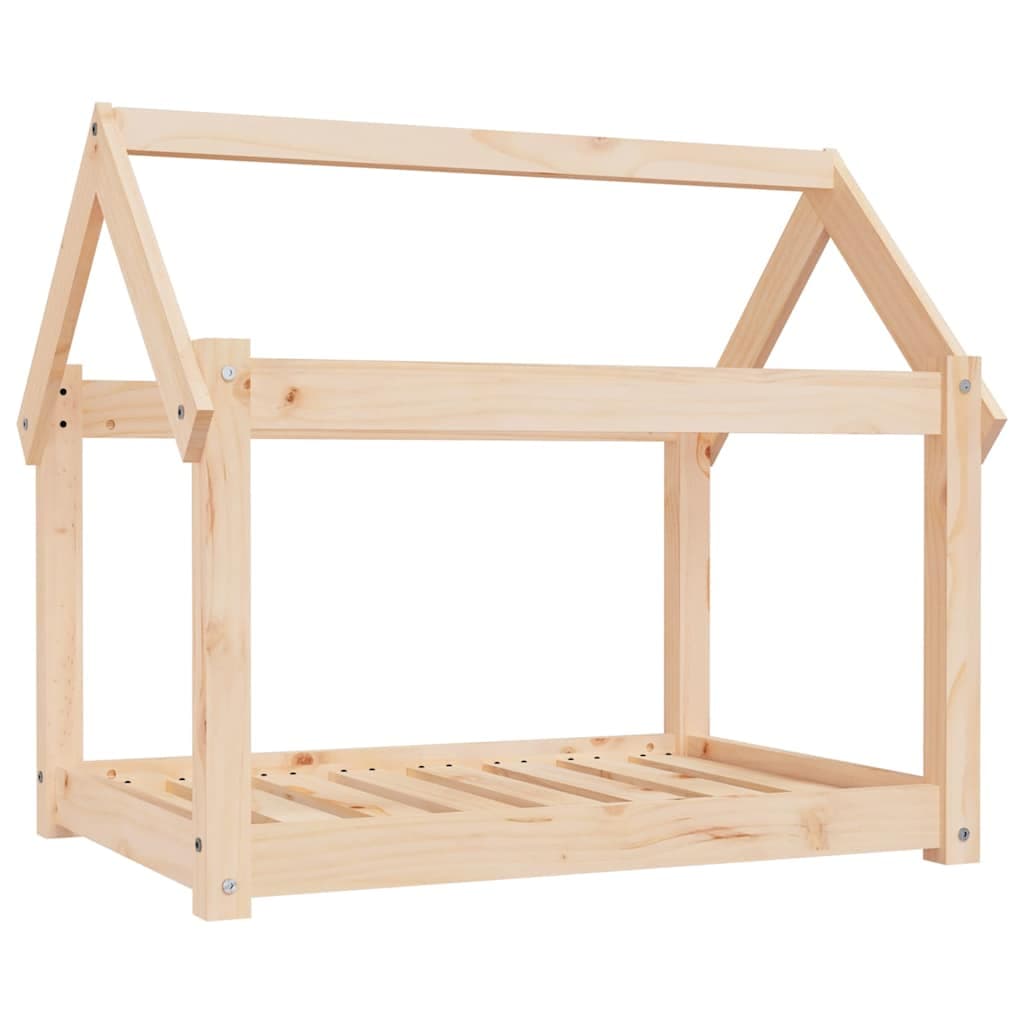Cuccia per Cani 81x60x70 cm in Legno Massello di Pino — foto 2 di 7