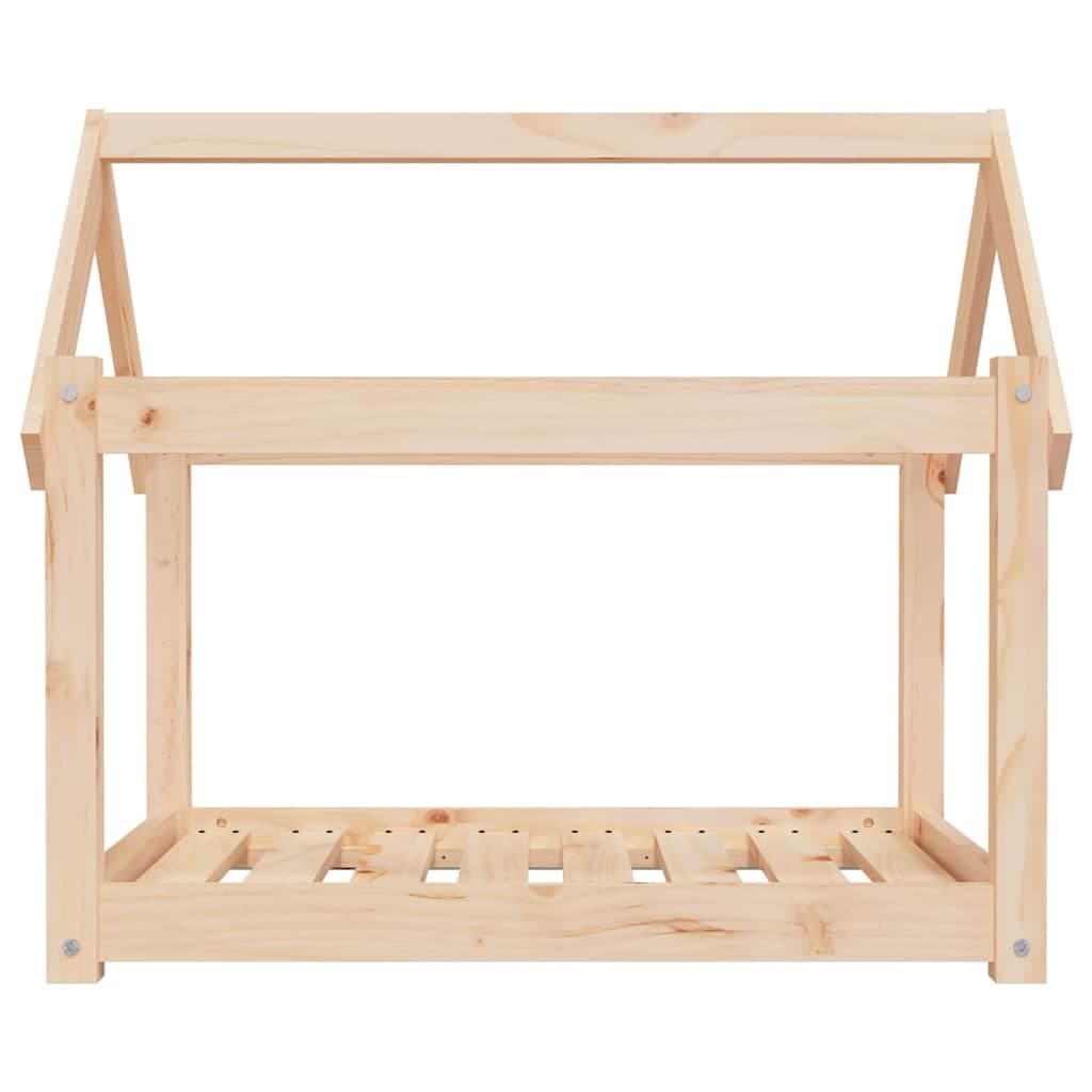 Cuccia per Cani 81x60x70 cm in Legno Massello di Pino — foto 4 di 7