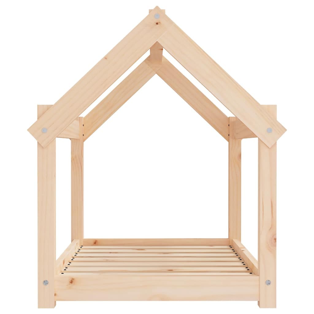 Cuccia per Cani 81x60x70 cm in Legno Massello di Pino — foto 5 di 7