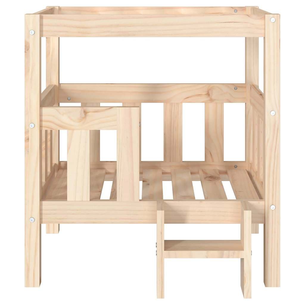 Cuccia per Cani 65,5x50,5x70 cm in Legno Massello di Pino — miniatura 4 di 7