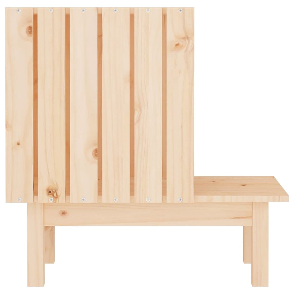 Casetta per Gatti 60x36x60 cm in Legno Massello di Pino — miniatura 5 di 7