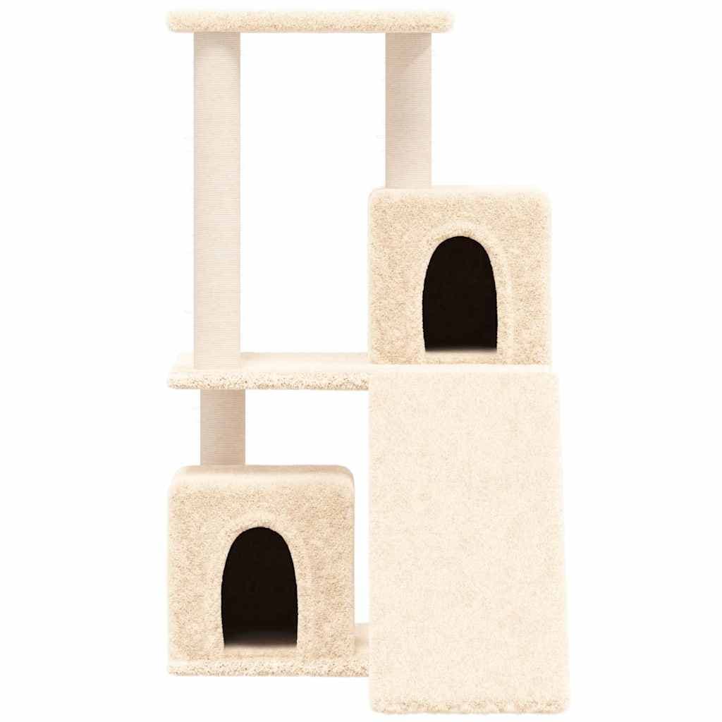 Albero per Gatti con Tiragraffi in Sisal Crema 82 cm — miniatura 3 di 6
