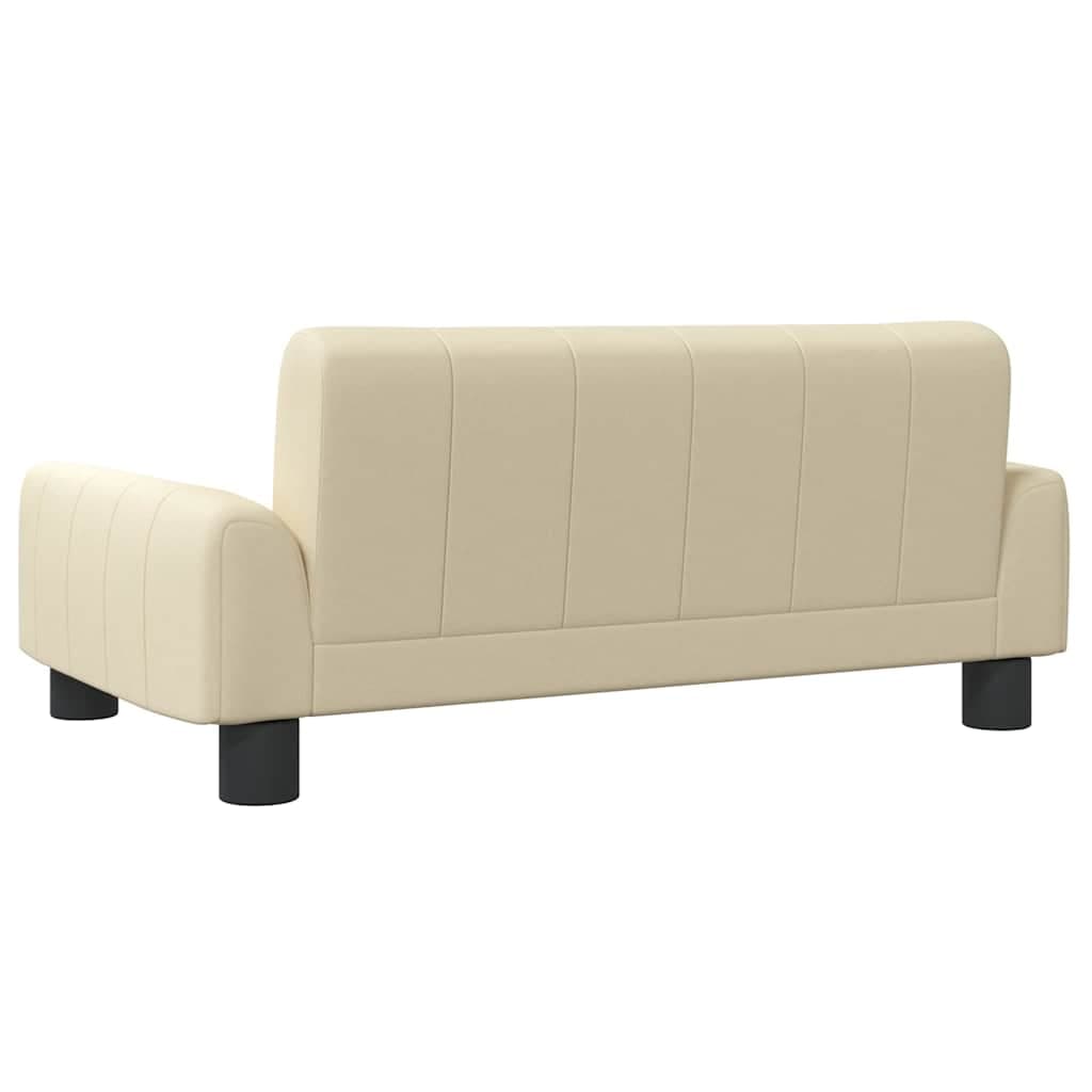 Lettino per Cani Crema 70x45x30 cm in Tessuto — miniatura 4 di 6