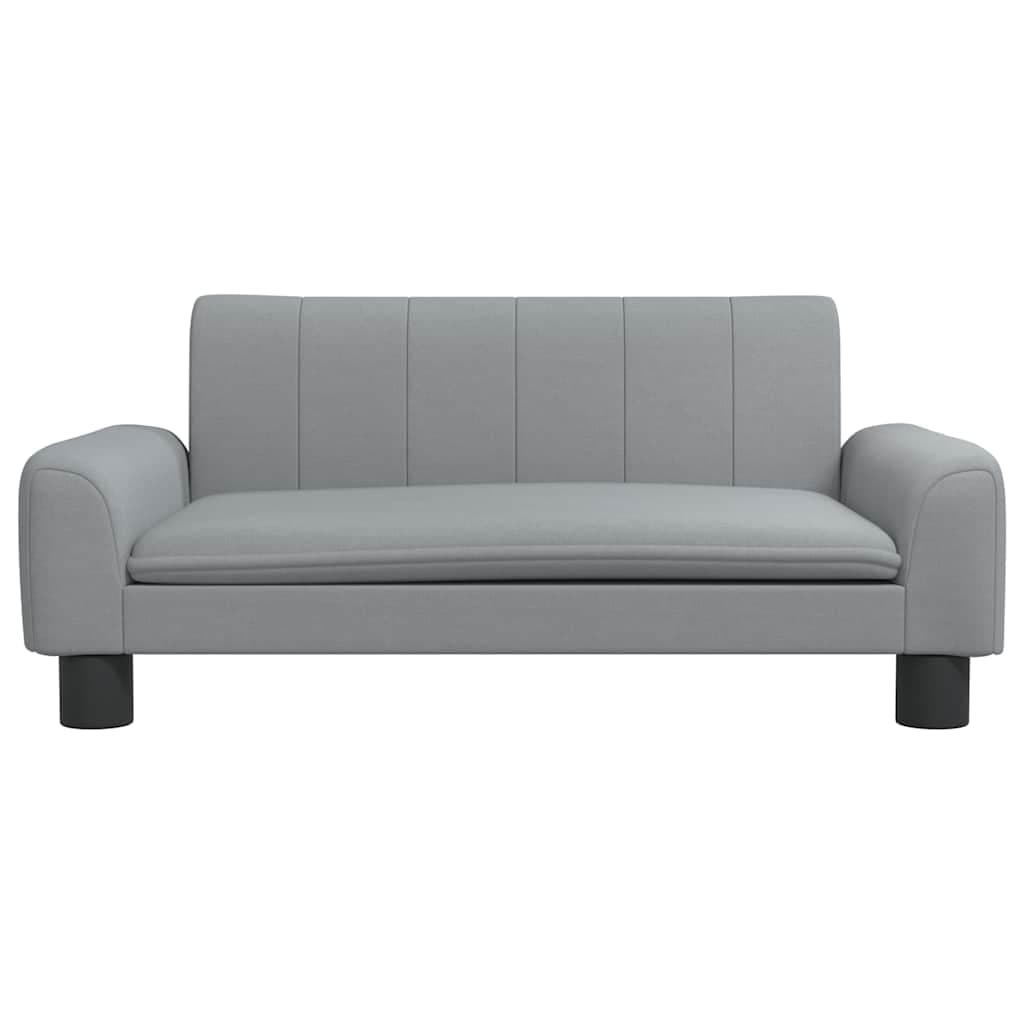 Lettino per Cani Grigio Chiaro 70x45x30 cm in Tessuto — miniatura 3 di 6