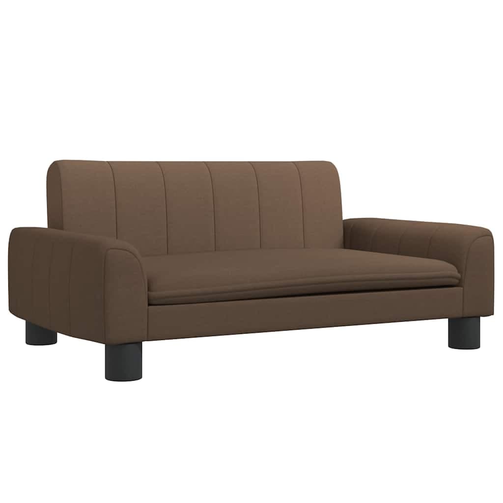 Lettino per Cani Marrone 70x45x30 cm in Tessuto — miniatura 2 di 6