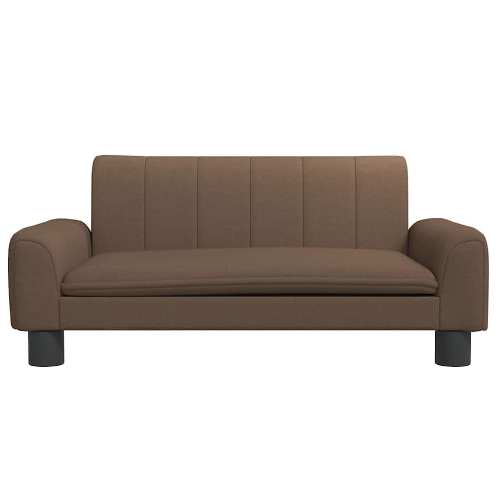 Lettino per Cani Marrone 70x45x30 cm in Tessuto — miniatura 3 di 6