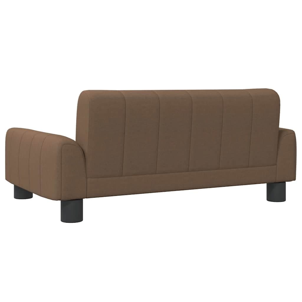 Lettino per Cani Marrone 70x45x30 cm in Tessuto — miniatura 4 di 6