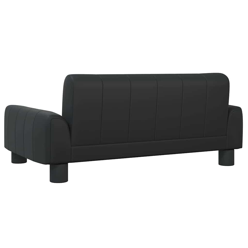 Lettino per Cani Nero 70x45x30 cm in Similpelle — miniatura 4 di 6