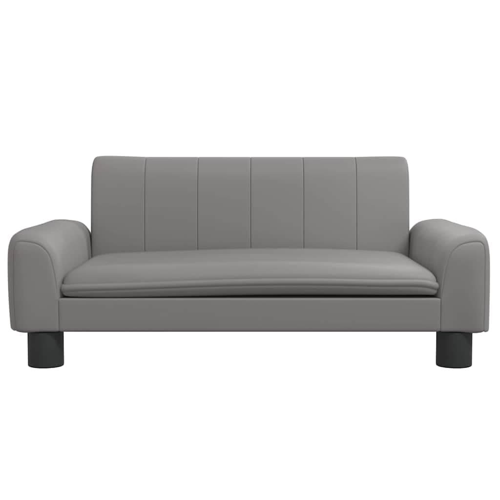 Lettino per Cani Grigio 70x45x30 cm in Similpelle — miniatura 3 di 6