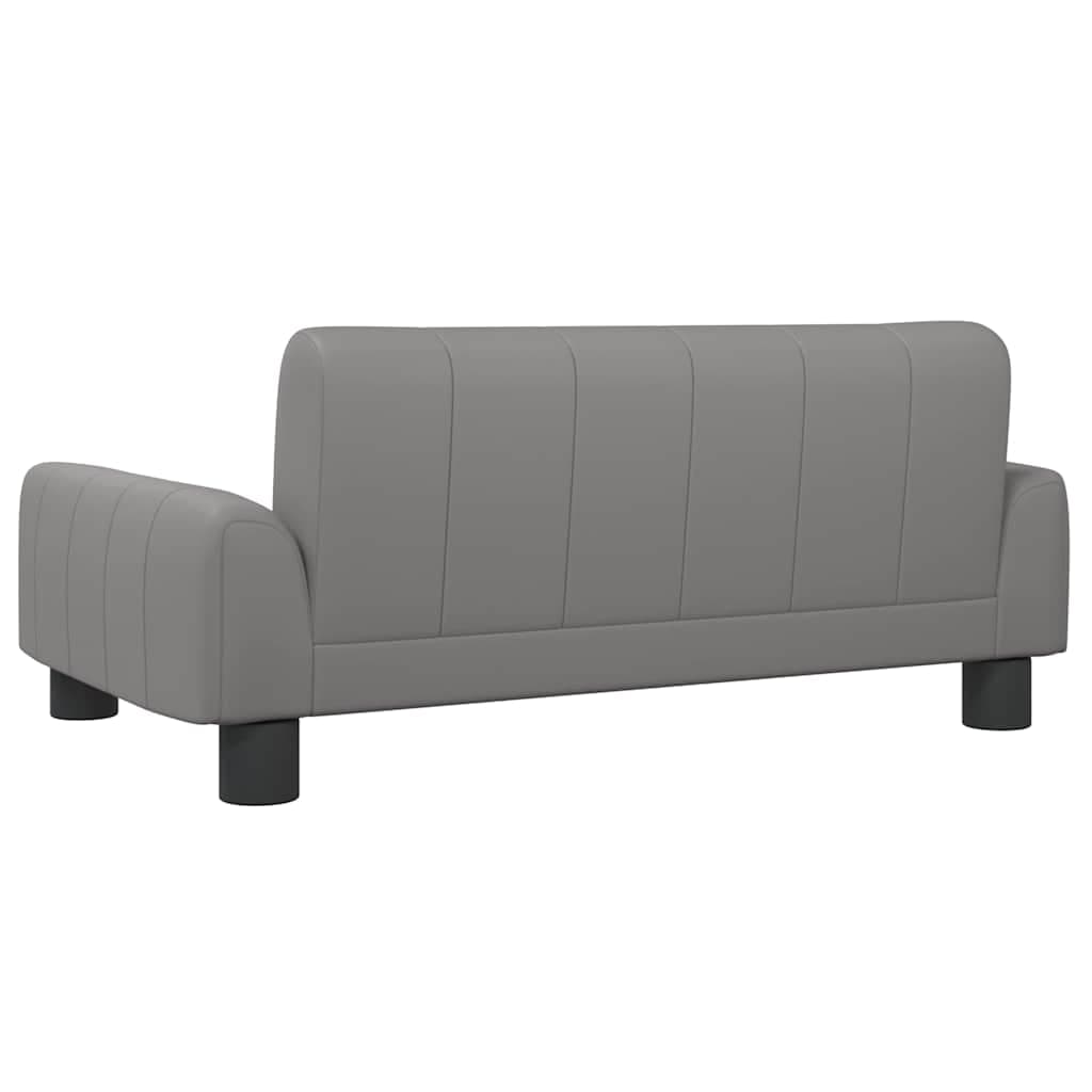 Lettino per Cani Grigio 70x45x30 cm in Similpelle — miniatura 4 di 6