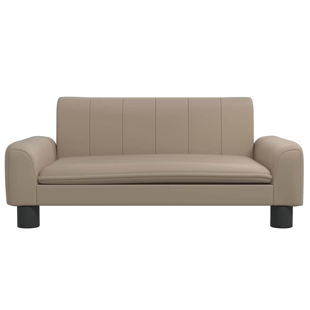 Lettino per Cani Cappuccino 70x45x30 cm in Similpelle — miniatura 3 di 6