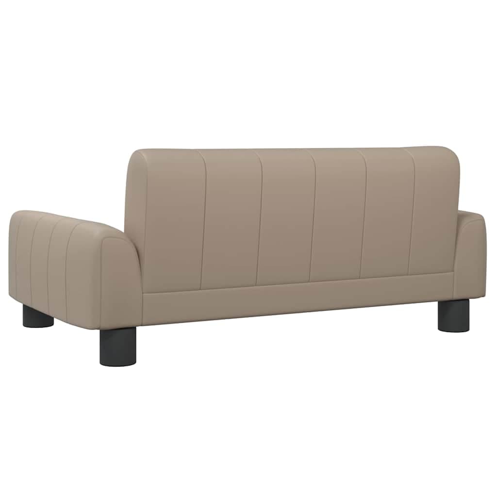 Lettino per Cani Cappuccino 70x45x30 cm in Similpelle — miniatura 4 di 6