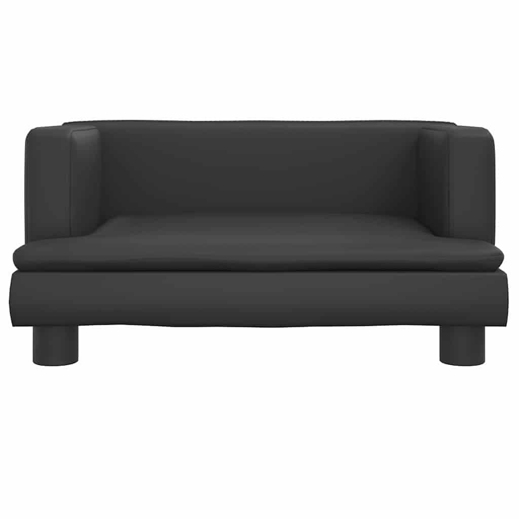 Lettino per Cani Nero 60x40x30 cm in Similpelle — miniatura 3 di 6