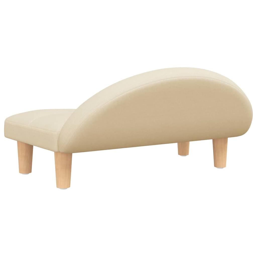 Lettino per Cani Crema 70x52x30 cm in Tessuto — miniatura 4 di 6