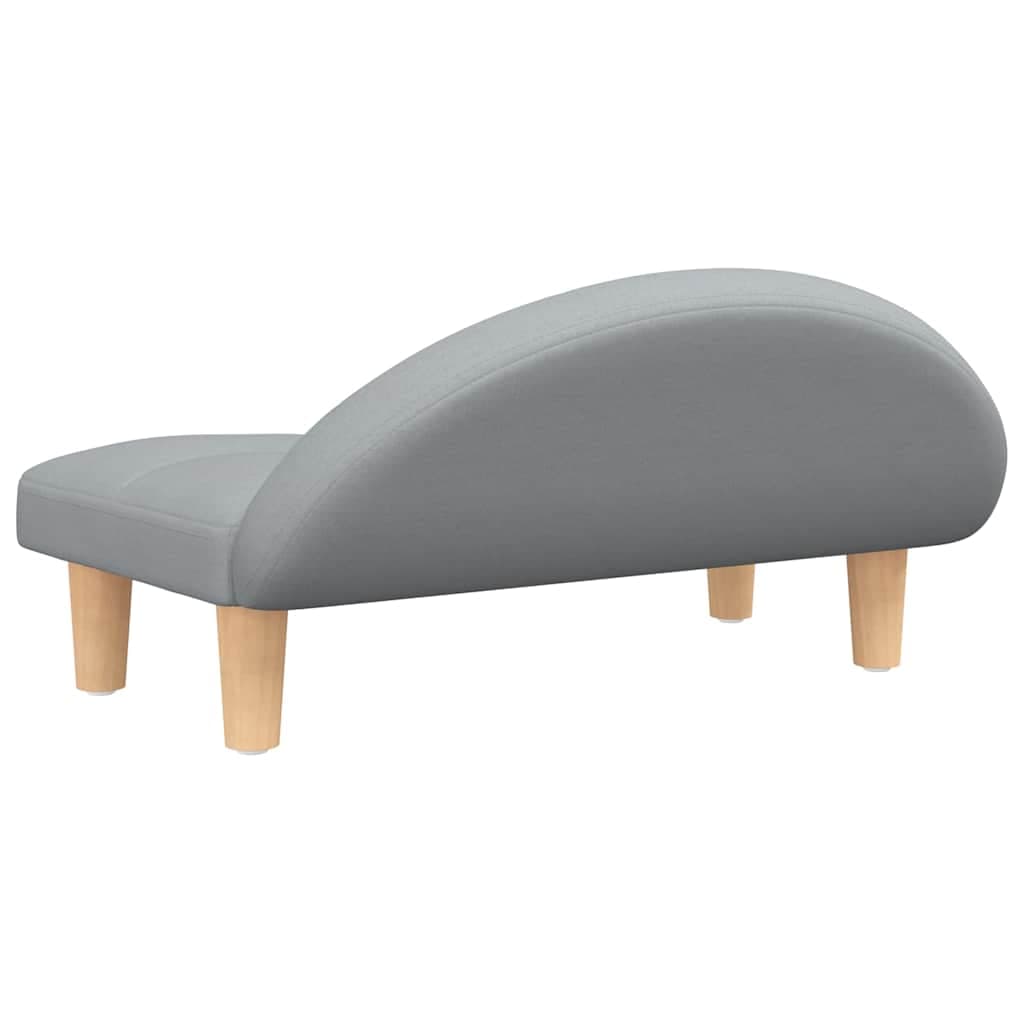 Lettino per Cani Grigio Chiaro 70x52x30 cm in Tessuto — miniatura 4 di 6