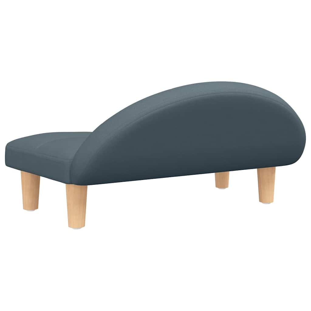 Lettino per Cani Grigio Scuro 70x52x30 cm in Tessuto — miniatura 4 di 6