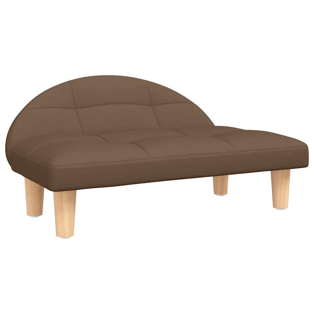 Lettino per Cani Marrone 70x52x30 cm in Tessuto — miniatura 2 di 6