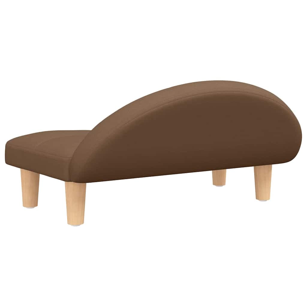 Lettino per Cani Marrone 70x52x30 cm in Tessuto — miniatura 4 di 6