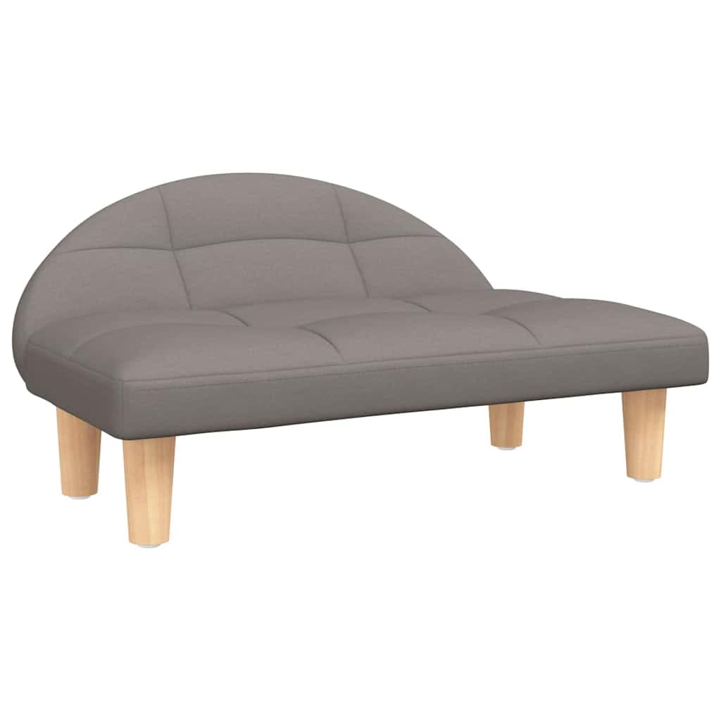Lettino per Cani Tortora 70x52x30 cm in Tessuto — miniatura 2 di 6