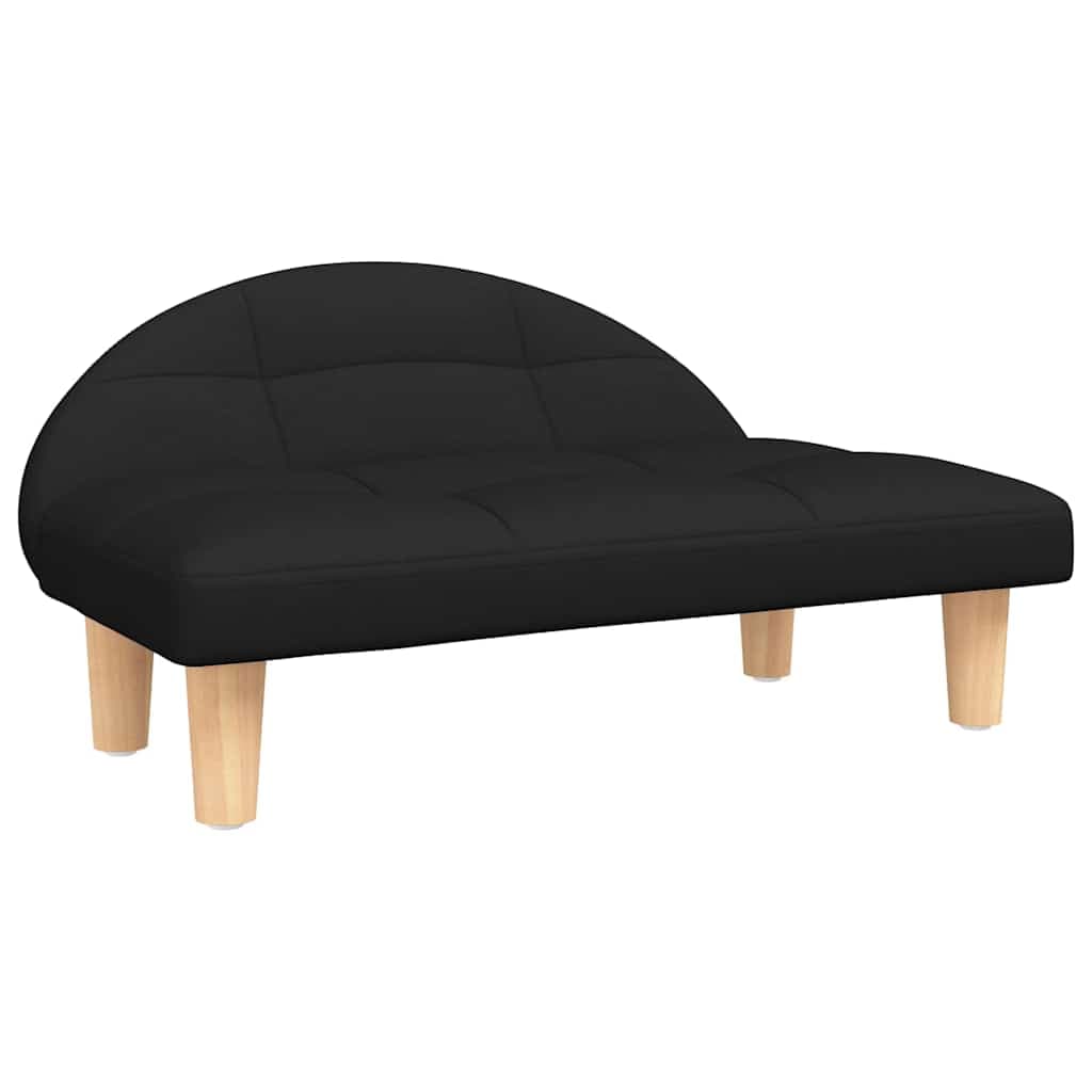 Lettino per Cani Nero 70x52x30 cm in Tessuto — miniatura 2 di 6
