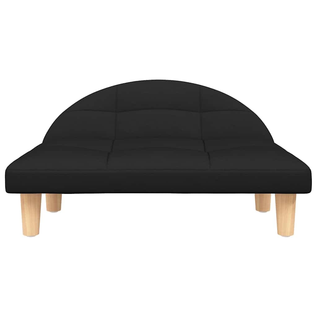 Lettino per Cani Nero 70x52x30 cm in Tessuto — miniatura 3 di 6