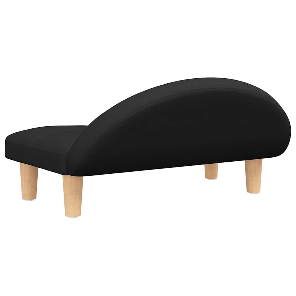 Lettino per Cani Nero 70x52x30 cm in Tessuto — miniatura 4 di 6
